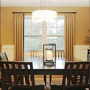 Pair of High-end Custom Dark Gold/Tan Drapes 84” L